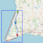 Mapa da Costa Vicentina